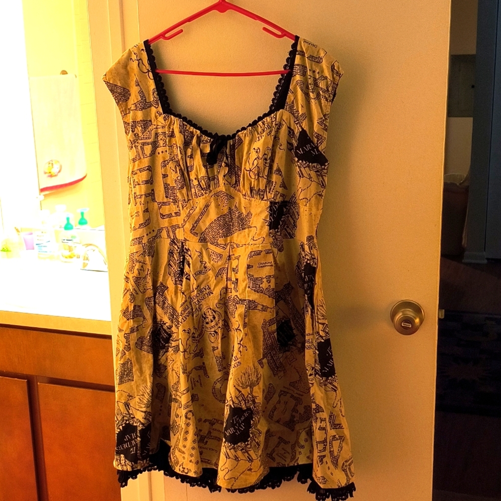 TORRID x Harry Potter Marauder's Map Dress Plus Size